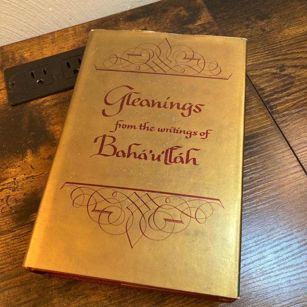 Gleanings from the Writings of Baha'u'llah 1976 Revised HC DJ Book Bahai Faith